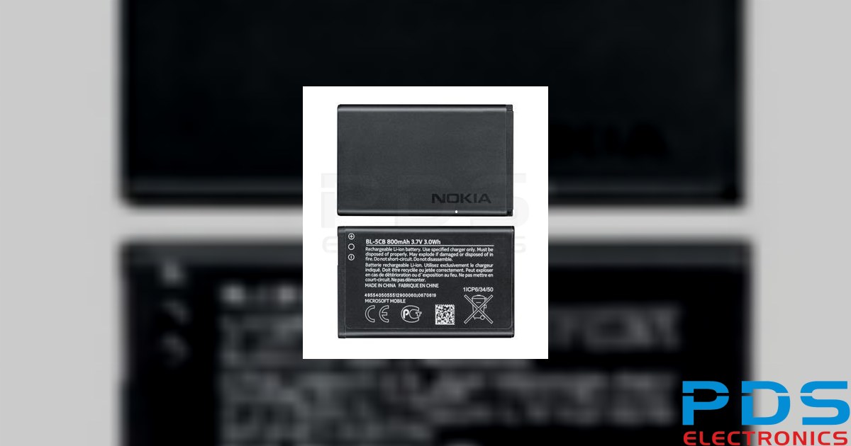 Replacement BL-5CB 800mAh Battery For Nokia 1800, E60, 3600, 3660