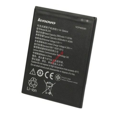 Μπαταρία (OEM) Lenovo A700 Vibe K5 Note BL243, BL-243 Li-Ion 2900mAh (Bulk) Μπαταρία (OEM) Lenovo A700 Vibe K5 Note BL243, BL-243 Li-Ion 2900mAh (Bulk)