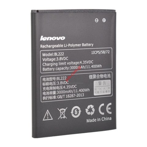 Μπαταρία (OEM) Lenovo BL-222 Lion 3000mah 3.8V Internal Μπαταρία (OEM) Lenovo BL-222 Lion 3000mah 3.8V Internal