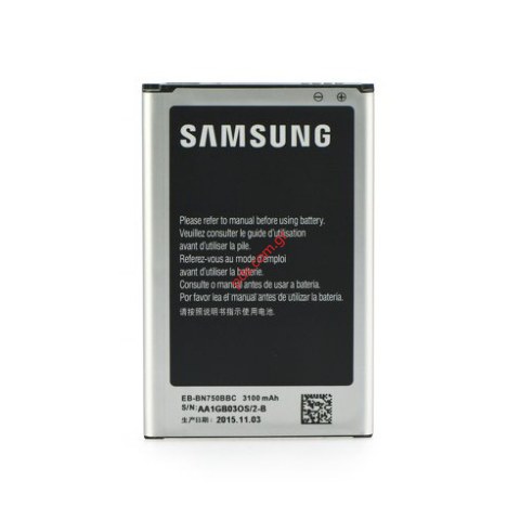 Μπαταρία (OEM) Samsung Galaxy Note 3 Neo SM-N7505 (EB-BN750BBE) Lion 3100mAh BULK Μπαταρία (OEM) Samsung Galaxy Note 3 Neo SM-N7505 (EB-BN750BBE) Lion 3100mAh BULK