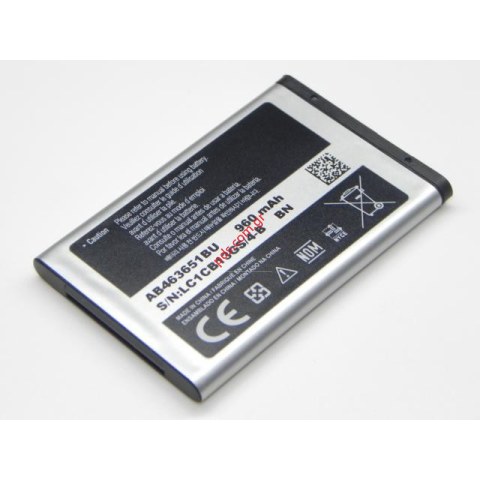 Μπαταρία για Samsung AB463651BE Lion 3.7V, 960mAh Model L770, J800, C3060 Bulk