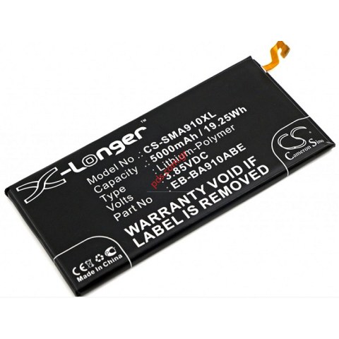 Μπαταρία συμβατή με Samsung GalaxyA9+ A9000 A9 Pro 2016 Duos (EB-BA910ABE) TD-LTE, SM-A9100, SM-A910F/DS Lion 5000mah INTERNAL (ΠΑΡΑΔΟΣΗ ΜΟΝΟ ΚΑΤΟΠΙΝ ΠΑΡΑΓΓΕΛΙΑΣ)