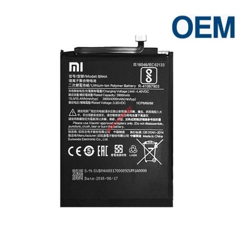 Battery OEM Xiaomi BN4A Redmi Note 7 Lion 4000mah INTERNAL Battery OEM Xiaomi BN4A Redmi Note 7 Lion 4000mah INTERNAL