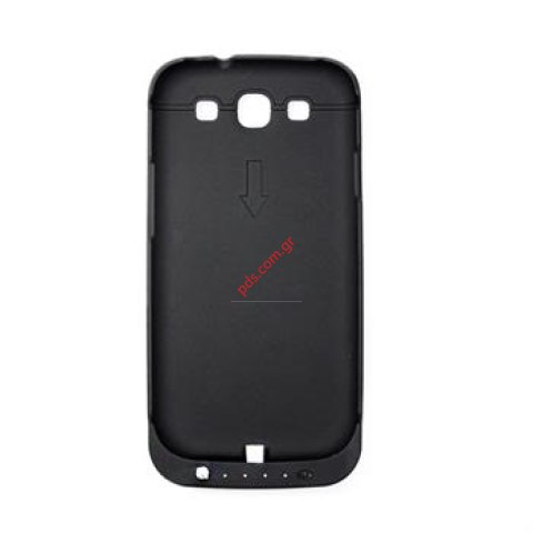 Extra power bank Samsung i9300 Galaxy S III battery backup cover black