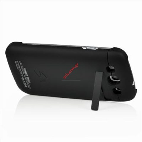 Extra power bank Samsung i9300 Galaxy S III battery backup cover black