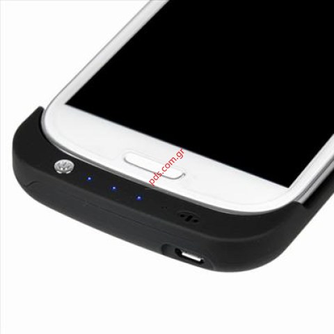Extra power bank Samsung i9300 Galaxy S III battery backup cover black