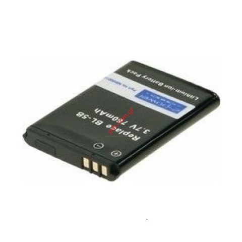 Μπαταρία συμβατή για τα μοντέλα NOKIA Lion 1000mah (like BL-5B) BOX  Μπαταρία συμβατή για τα μοντέλα NOKIA Lion 1000mah (like BL-5B) BOX