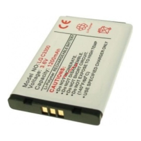 Compatible battery for LG L342i, C3300, C3310, C3320   LiIon 1000mAh  Compatible battery for LG L342i, C3300, C3310, C3320   LiIon 1000mAh