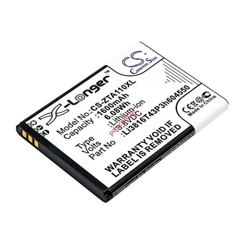 Μπαταρία ZTE Blade A110, A410 (LI3816T43P3H604550) Lion 1600mah BULK Μπαταρία ZTE Blade A110, A410 (LI3816T43P3H604550) Lion 1600mah BULK