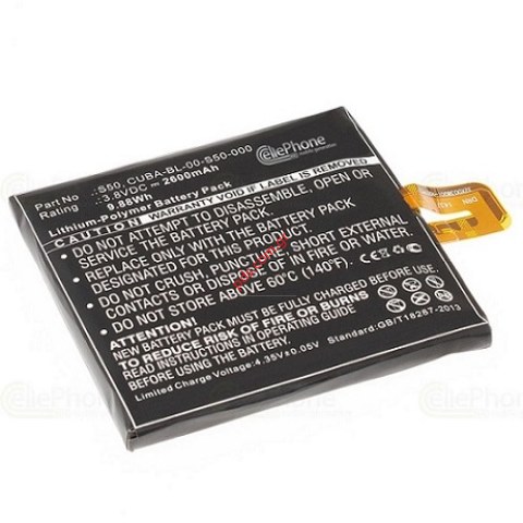 Συμβατή μπαταρία Caterpillar Cat S50 Li-ion 2600 mAh Bulk