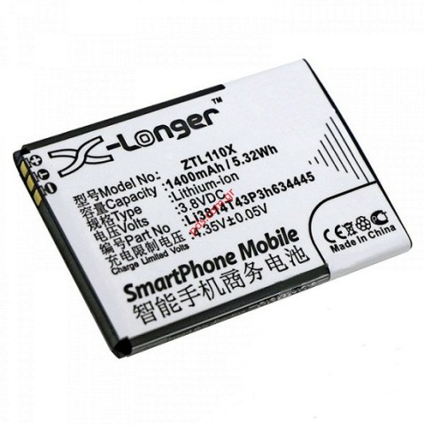 Συμβατή Μπαταρία CS με ZTE Blade L110 V815W Lion 1500mAh 3.7V (Li3814T43P3h634445) Bulk. Συμβατή Μπαταρία CS με ZTE Blade L110 V815W Lion 1500mAh 3.7V (Li3814T43P3h634445) Bulk.