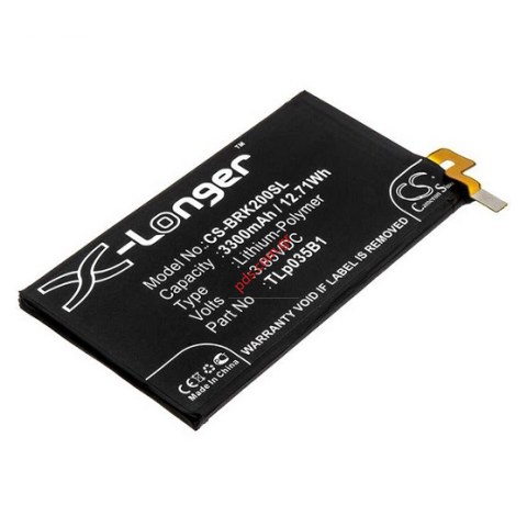 Συμβατή μπαταρία για Blackberry KEY 2 (BFF100-6) Lion 3300mah Bulk