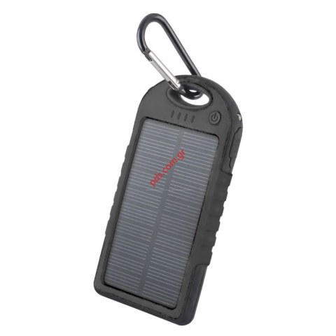 Ηλιακός φορτιστής μπαταριών FOREVER PB-016 (DC 5 V - 1 A Package micro 2 USB entries and the LED torch)