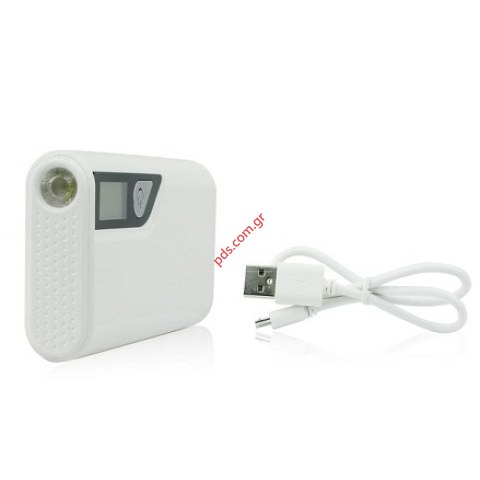 Εξωτερική μπαταρία Power Bank ST-808 με 9000 mAh White για πολλούς τύπους κινητών.