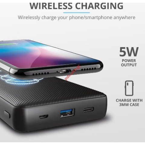 Μπαταρία & φορτιστής Trust Primo Powerbank 20000 mAh Wireless Charging 