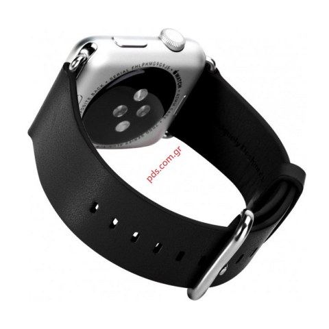 Δερμάτινο λουράκι ROCK Apple Watch 42mm Black Leather Belt Band Δερμάτινο λουράκι ROCK Apple Watch 42mm Black Leather Belt Band
