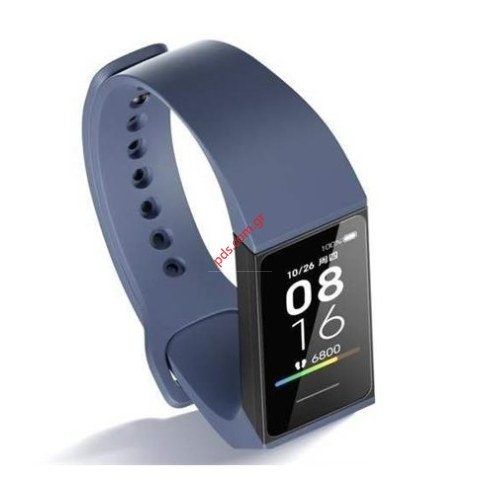 Γνήσιο λουράκι Xiaomi Mi Smart Band 4c Silicon Blue σε μπλέ χρώμα Γνήσιο λουράκι Xiaomi Mi Smart Band 4c Silicon Blue σε μπλέ χρώμα