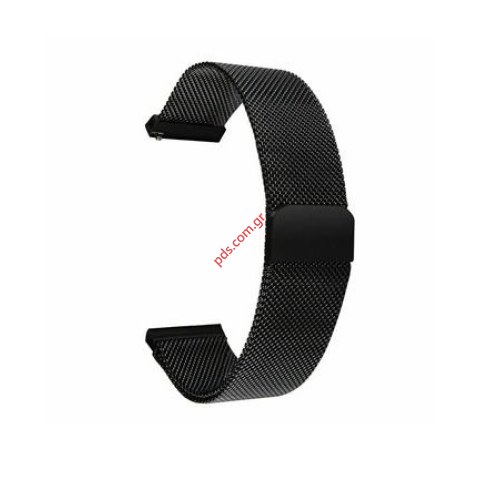 Λουράκι Magnetic Xiaomi Mi Watch TC-622 Black σε ασημί χρώμα Λουράκι Magnetic Xiaomi Mi Watch TC-622 Black σε ασημί χρώμα
