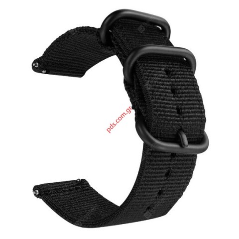 Λουράκι πλαστικό Nylon Band 20mm TC-391 Black Λουράκι πλαστικό Nylon Band 20mm TC-391 Black