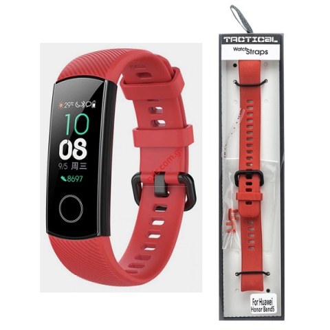 Λουράκι ρολογιού Silicone Honor Band 4-5 TC-442 Red σε κόκκινο χρώμα (ΕΞΑΝΤΛΗΘΗΚΑΝ) Λουράκι ρολογιού Silicone Honor Band 4-5 TC-442 Red σε κόκκινο χρώμα (ΕΞΑΝΤΛΗΘΗΚΑΝ)