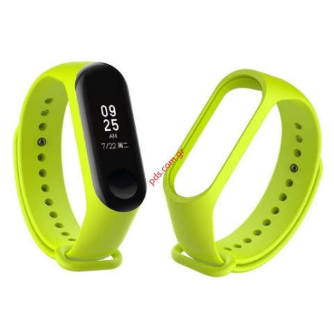 Λουράκι ρολογιού Silicone Xiaomi Mi Band 3/4 Green TC-517 σε πράσινο χρώμα Λουράκι ρολογιού Silicone Xiaomi Mi Band 3/4 Green TC-517 σε πράσινο χρώμα