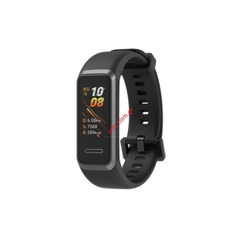 Λουράκι ρολογιού TC-446 Silicone Huawei Band 4 Black σε μαύρο χρώμα Λουράκι ρολογιού TC-446 Silicone Huawei Band 4 Black σε μαύρο χρώμα