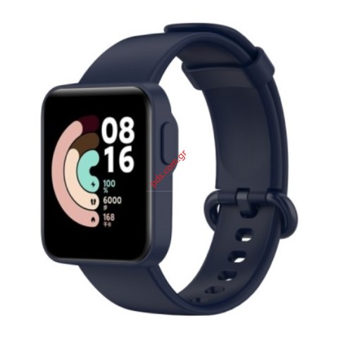 Λουράκι Silicone Band Xiaomi Mi Watch Lite Smartwatch Navy Blue σε μπλέ χρώμα Blister Λουράκι Silicone Band Xiaomi Mi Watch Lite Smartwatch Navy Blue σε μπλέ χρώμα Blister