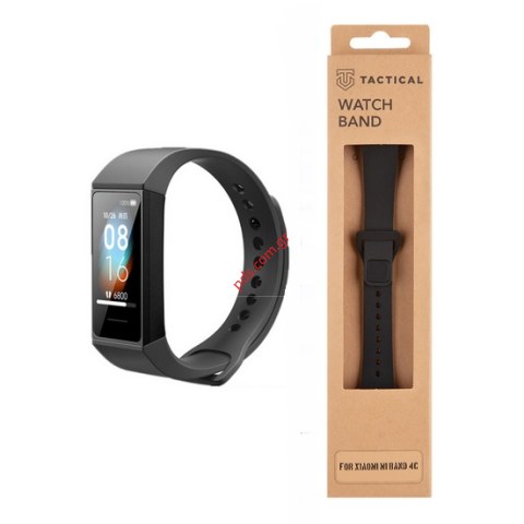 Λουράκι Silicone Xiaomi Mi Band 4c (TC-705) Black Band σε μαύρο χρώμα Λουράκι Silicone Xiaomi Mi Band 4c (TC-705) Black Band σε μαύρο χρώμα