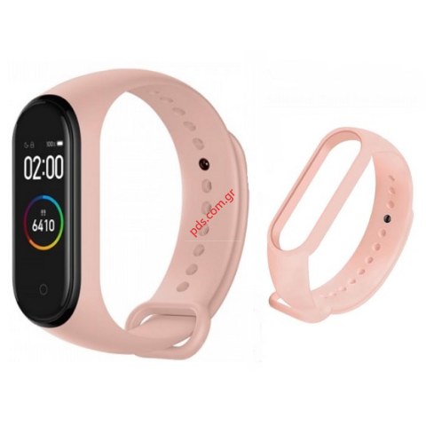 Λουράκι Silicone Xiaomi Mi Band 5 (TC-655) Rose Band σε ροζ χρώμα Λουράκι Silicone Xiaomi Mi Band 5 (TC-655) Rose Band σε ροζ χρώμα