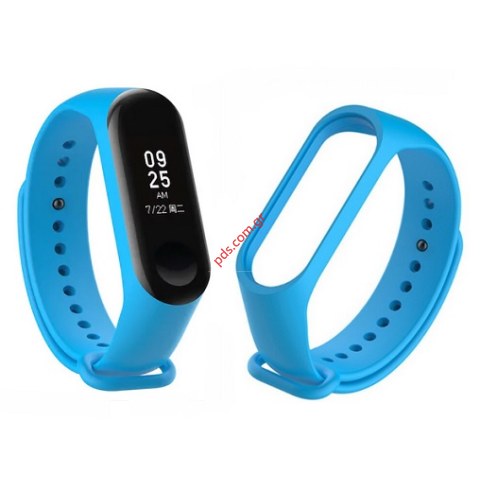 Λουράκι Silicone Xiaomi Mi Band 5 (TC-667) Blue Band IP67 σε μπλέ χρώμα Λουράκι Silicone Xiaomi Mi Band 5 (TC-667) Blue Band IP67 σε μπλέ χρώμα