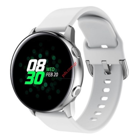 Λουράκι σιλικόνης Xiaomi Amazfit GTS 2 White Smartwatch silicon σε λευκό χρώμα Blister Λουράκι σιλικόνης Xiaomi Amazfit GTS 2 White Smartwatch silicon σε λευκό χρώμα Blister