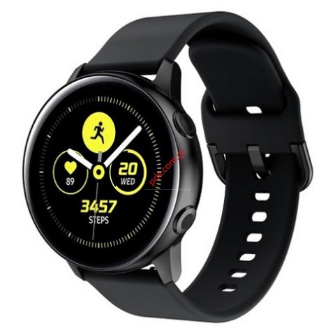 Λουράκι σιλικόνης Xiaomi Amazfit GTS3 Black σε μαύρο χρώμα Blister Λουράκι σιλικόνης Xiaomi Amazfit GTS3 Black σε μαύρο χρώμα Blister