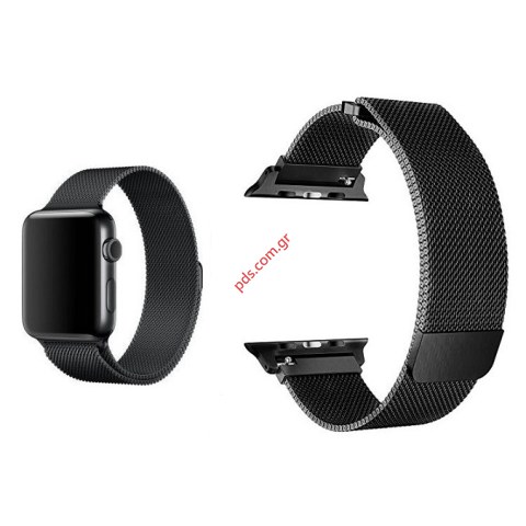 Magnetic Watch band Milanese Loop για Apple Watch 38-40 mm (BLACK) Magnetic Watch band Milanese Loop για Apple Watch 38-40 mm (BLACK)