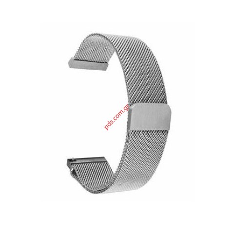 Μαγνητικό λουράκι Samsung TC-640 Loop 20mm Stainless Steel Silver σε ασημί χρώμα