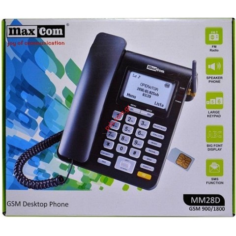 Telefon GSM Maxcom MM28D mobile Dual Band FM Radio