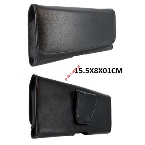 Leather case magnetic horizontal XL (15x7x1.2 cm) for mobile phones Leather case magnetic horizontal XL (15x7x1.2 cm) for mobile phones