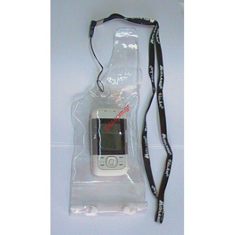 Αδιάβροχη πλαστική θήκη για διάφορες συσκευές με διάσταση 13*10mm με λουράκι