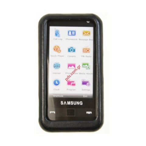 Δερμάτινη θήκη Bugatti Style Cover για Samsung SGH-i900 black Δερμάτινη θήκη Bugatti Style Cover για Samsung SGH-i900 black