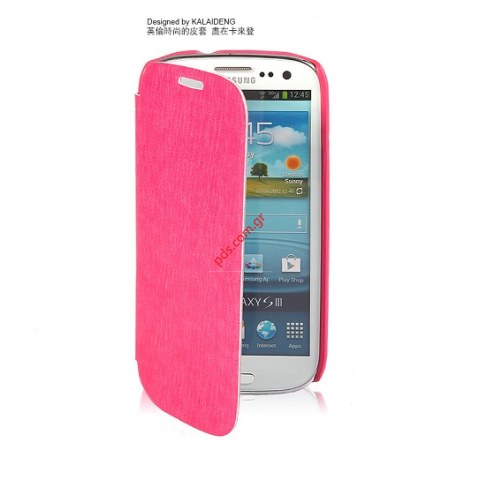 Δερμάτινη θήκη KLD Enland Samsung Galaxy S3 i9300 Pink
