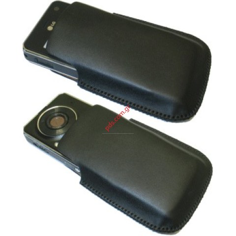 Leather case for LG KU990 Viewty Pouch black Leather case for LG KU990 Viewty Pouch black