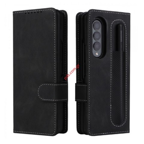 Case Samsung Galaxy Z Fold 4 F936B Wallet Black with place for stylus pen Blister Case Samsung Galaxy Z Fold 4 F936B Wallet Black with place for stylus pen Blister