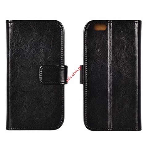 Leather Book flip stand Samsung G530 Galaxy Grand Prime Black
