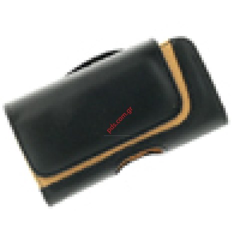 Δερμάτινη θήκη ζώνης μεγέθους XL (103x49x19 mm) για κινητά τηλέφωνα K750, W810