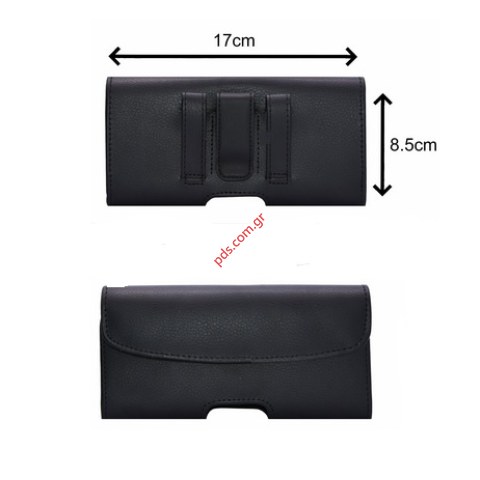 Οριζόντια θήκη Full style MAX 4XL 6.4 inch με διαστάσεις 170x85x12mm Black με μαγνήτη XXXXL Bulk