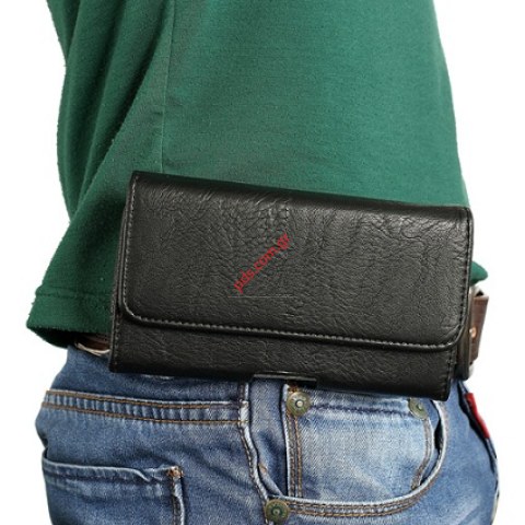 Horizontal Thick Leather Holster for Samsung Galaxy Note 3 N9005 w/ Belt Clip