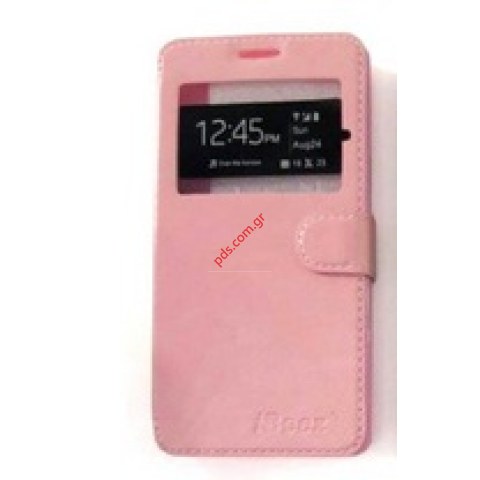 Case Book Flip Samsung Galaxy i9060 Grand Neo Pink with window view. Case Book Flip Samsung Galaxy i9060 Grand Neo Pink with window view.