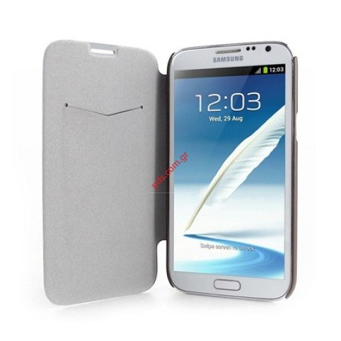 Θήκη Book Flip Samsung Galaxy Note 3 N9005 Black Techno Mercury σε μαύρο χρώμα