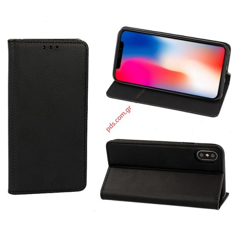 Θήκη Book Samsung A135F Galaxy A13 4G 2022, A137F Black stand σε μαύρο χρώμα Blister (Dimensions 165.1 x 76.4 x 8.8 mm (6.5 x 3.01 x 0.35 in)
