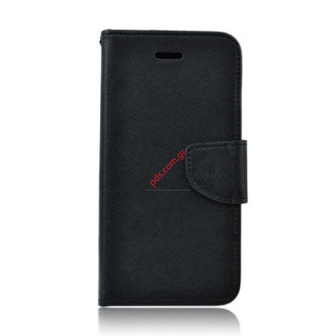 Case flip book Samsung Galaxy Core Prime G360 Black Fancy