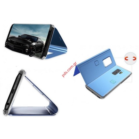 Θήκη flip clearview Huawei Mate 10 Lite flip Black σε μαύρο χρώμα